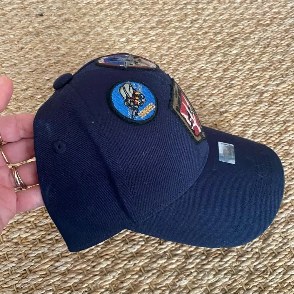 Top Gun Official Cap with Patches NWT